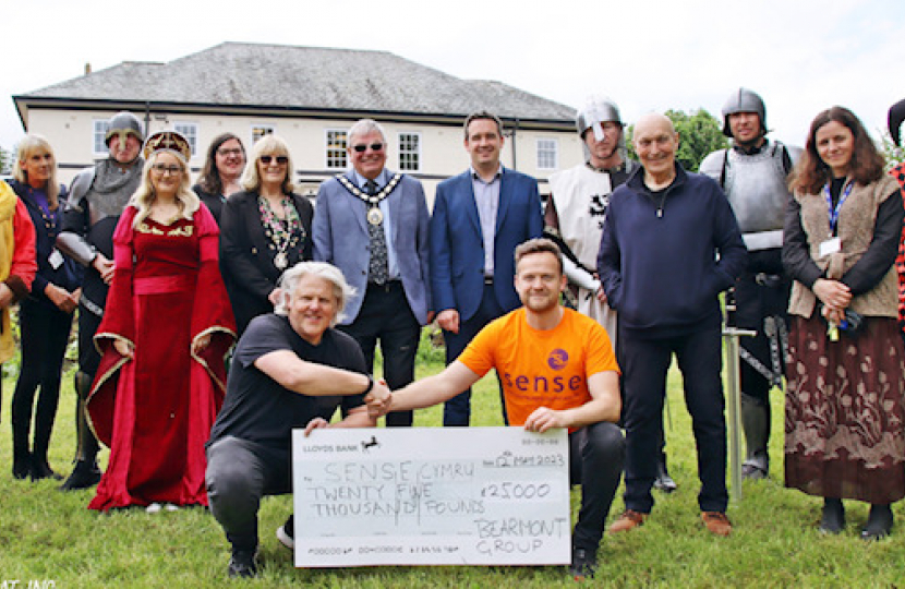 Property Developer Raises Funds for Sense Charity with Medieval-Themed March