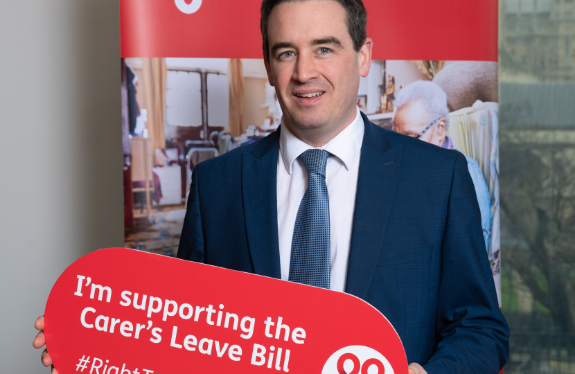 MP supports landmark new right at work for unpaid carers 