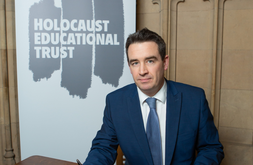 MP signs Holocaust Educational Trust Book of Commitment       