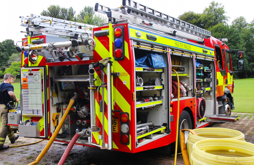 MP welcomes independent review into North Wales Fire and Rescue Service