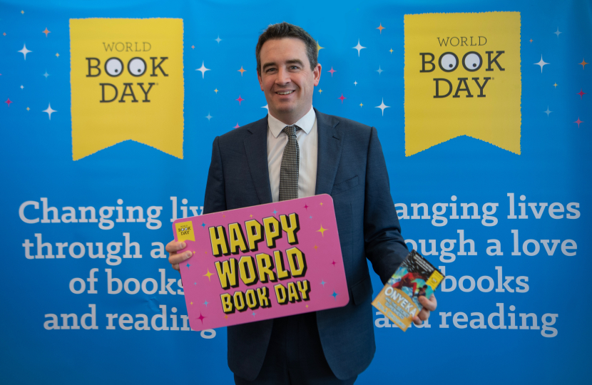 MP applauds local support for World Book Day