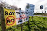 Protest signs