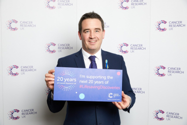 MP unites with Cancer Research UK at anniversary event