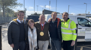 Champagne and good wishes for dedicated council worker who leaves his role after 38 years 