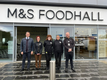 MP highlights opportunities for young people at M&S during Apprenticeship Week 2023