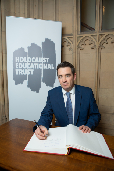 MP signs Holocaust Educational Trust Book of Commitment       