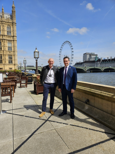 Charity fundraiser attends His Majesty the King’s Royal Garden Party in recognition of his work 