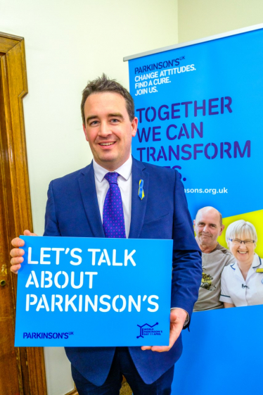 MP shows his support for those affected by Parkinson’s