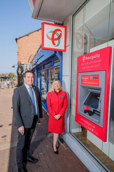 MP opens new cash machine in Prestatyn   